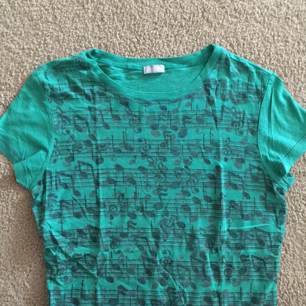 Green Music note t-shirt - Picture 3 of 8